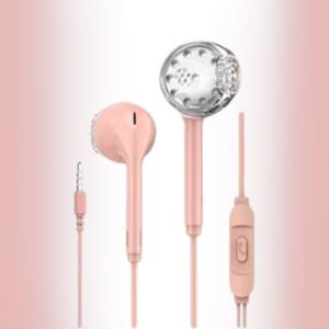 Headset Transparant Stereo Earphone Full Bass Audio+ Mic Yesplus U19+