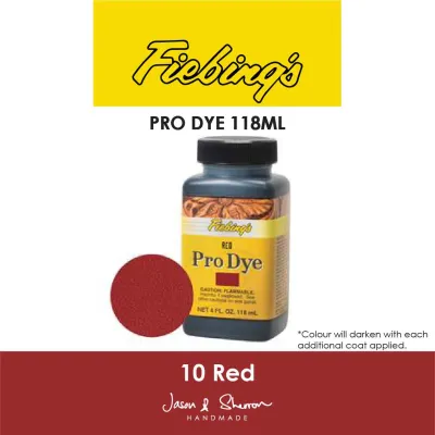 Fiebings Leather Pro Dye For Dyeing of Vegetable Tanned Leather Bags Sofas Shoes [FREE WOOL DAUBER]