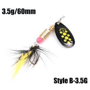 SJJL 1Pc  bức Bền chặt  khí Crank Bait Spoon Spinner Móc Treble Mồi câu cá