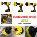Electric Drill Brush 3pcs Cleaning Screwdriver Car Floor Kitchen Grease Cleaning Tools Household. 