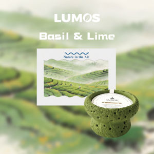 LUMOS Volcanic Rock Scented Candle | Customizable Design Long-Lasting Premium Fragrance Gift