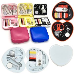 Mini Needle and Thread Box Household Needle&Thread Box Set Practical Sewing Manual DIY Sewing Tools