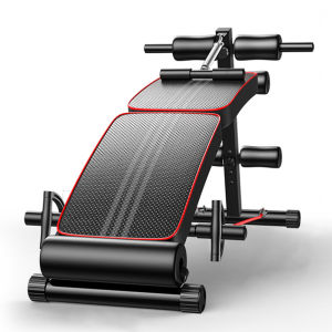 เก้าอี้ซิทอัพ เบาะซิทอัพ Sit Up Bench เครื่องบริหารหน้าท้อง ต้นแขน ต้นขา ม้าซิทอัพ เครื่องซิทอัพ พร้อมสายแรงต้าน Sit-Up Bench เเข็งเเรง ทนทาน