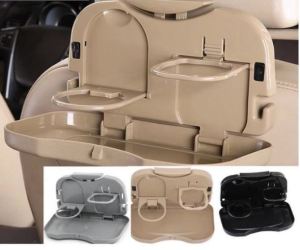 Car Travel Dining Table Back Seat Table Foldable Trolley Water Cup Holder Drink Holder Car Rear Seat Food Stand DIY Car Steering Tray Universal Eat In Car Dine In Lunch Time Lunch Hour Back Seat Food Table