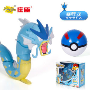 Genuine Pokemon 6 Pcs Set Box Elf Ball Deformation Toys Pocket Monster Pet Pokeball Pikachu Anime Figure Model Dolls Kids Gift