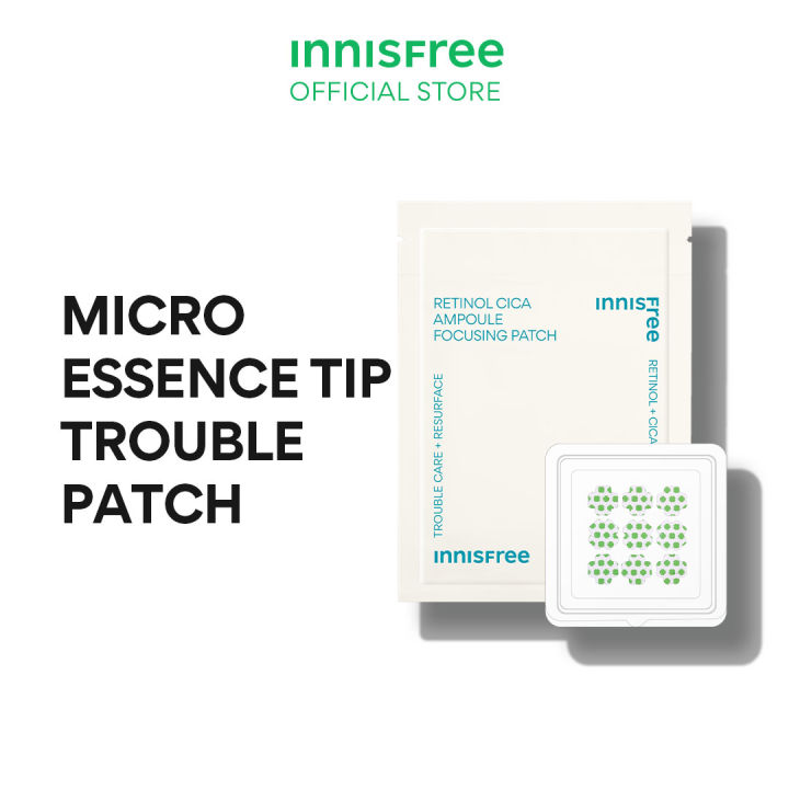 INNISFREE Retinol Cica Ampoule Focusing Patch - Intensive Blemish Spot Treatment For All Skin Types