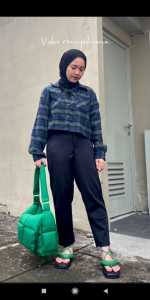 Kemeja Crop Lengan Panjang Tartan Flannel: Tips & Trik Memilih