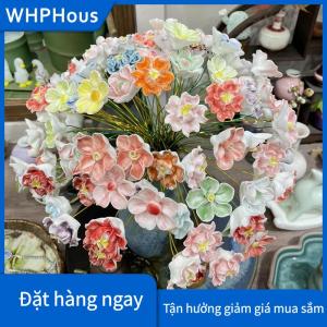 WHPHous Hoa gốm jingdezhen hoa mô phỏng thủ công nhiệt độ cao cuộc sống vĩnh cửu trang trí hoa quà tặng sáng tạo nhà furn