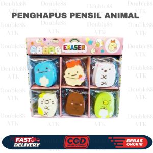 Penghapus Pensil Animal YT 8101 Tebal