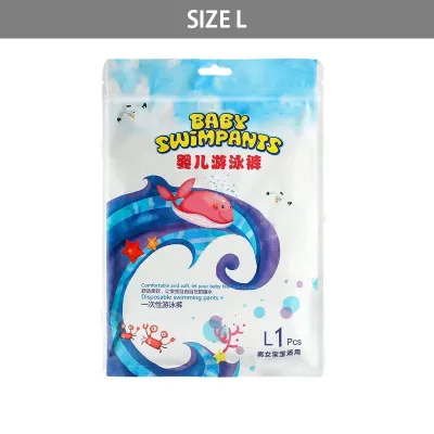《 𝗜𝗦𝗢𝗟𝗔𝗧𝗘𝗗 𝗣𝗔𝗖𝗞𝗔𝗚𝗘 》Disposable Baby Swimming Diaper Waterproof Toddler Kids Swim Diapers Pant Lampin Berenang Bayi 婴儿游泳裤