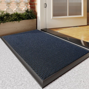 Entrance Door Mat Anti-Slip Floor Mat Outdoor Dustproof Welcome Mat Home Foot Pad Elastic Carpet Rugs
