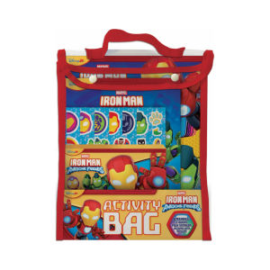 Marvel Iron Man Activity Bag 1 Poster 24 Jigsaw Puzzles & 50+ Stickers