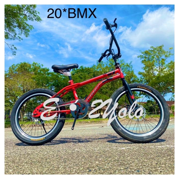 20 Coress TRINX BMX Bicycle Gyro Disc Brake Basikal Lazada