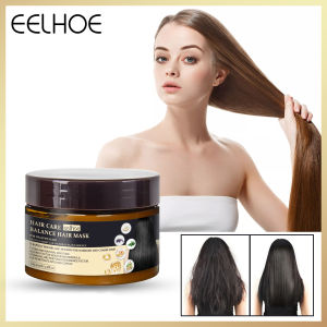 Eelhoe Balance Hair Mask Repairs Damage Frizzy Restore Soft Smooth Nourishing Straight Hair Scalp Care Anti-Loss Smooth Shiny Hair Deep Moisturize Collagen Hair Treatment Hair Care Hair Loss Balance Oil Secretion Nourish Smooth Shiny Hair Care