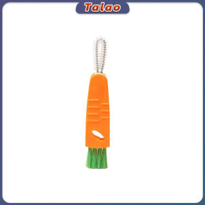 Talao Multifunctional Cup Lid Cleaning Brush Cup Cover Lid Cleaner Mini Cute Carrot Cleaning Brush