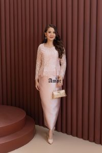 776#ชุดเดรสลูกไม้สไตล์เกาหลีชุดเดรสไปงานแต่งานบวชชุดทำงาน by WOW Shop DD