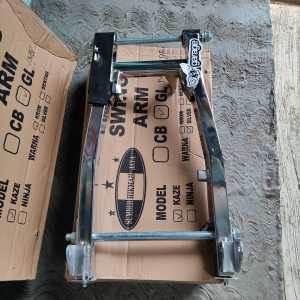 ARM KAZE GL pro glmex GL NEOTEK arem kaze Megapro CROME FULLSET Tinggal pasang Bahan tebal