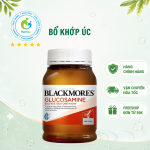 Viên uống bổ xương khớp tái tạo sụn khớp giảm đau cho người lớn tuổi Blackmores Glucosamine Sulfate 1500mg Úc (180v)