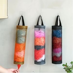 KNK Shopping Plastic Carrier Bags Storage Holder Store kitchen Storage bag (Random Color)