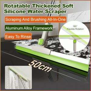 Scraper Lockable Angle Detachable Scrubbing Wet Dry Sturdy Anti-corrosion and Anti-rust