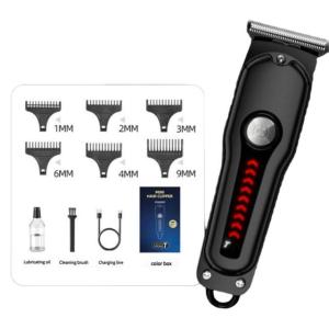 Kemei Professional Hair Trimmer Set Rechargeable Cordless Barber For Men LCD Digital Hair Trimmer Electric Hair Clipper Gunting Rambut KM-1132