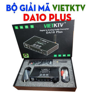 Bộ giải mã âm thanh VietKTV DA10 Plus - Hàng Chính Hãng Có NFC 1 chạm để kết nối