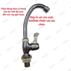 ( SALE LỖ VỐN) Vòi lavabo vòi rửa mặt lạnh đồng thauN)