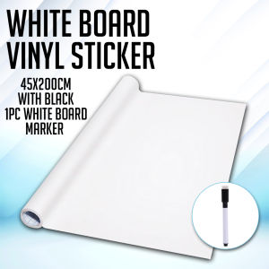 PrinTEE - Vinyl Sticker White Board & Black Board Writable Board 45x200cm