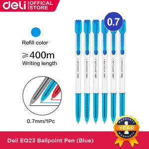 Deli EQ23-BL/ EQ23-BK Ballpen Ballpoint Pen 0.7mm 1Pc