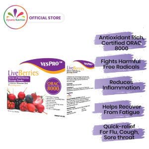 VesPro LiveBerries - Nector of Wild Berries - Whole Food Antioxidant