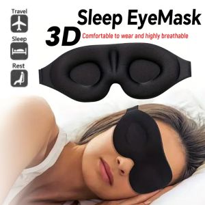 AU 1Pc 3D Sleep Mask Large Size Block Out Light Soft Portable Blindfold Travel Eyepatch