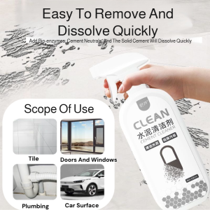 Power Concrete Dissolver Power Tile Cleaner Cement Remover for Tiles Remove Cement Scale Dissolving Lime