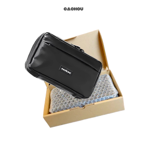 Tas Selempang Pria Cachou Multifungsi Clutch Handbag Slingbag Black