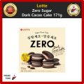 Lotte Zero Sugar Free / Dark Cacao Cake Pies Chocolate Chip Cookies Peach Kiwi Jelly Chocolate Ball. 