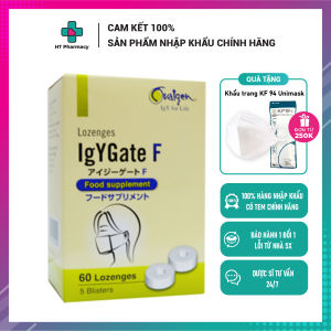 Viên ngậm IgYGate F - Hỗ trợ phòng ngừa cúm