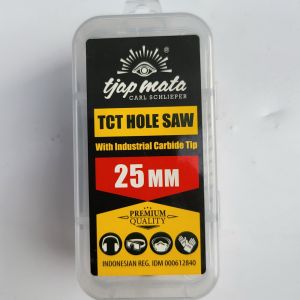 TJAP MATA Hole Saw TCT 25 MM Bor Besi Steel Stainless Aluminium Cap Mata