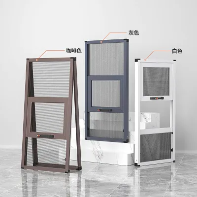 Screen screen fence integrated King Kong net custom-made high-permeability three-push aluminum alloy detachable child safety anti-theft window