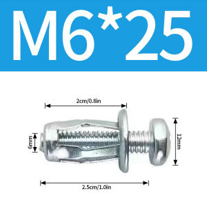 [HCM] Set 20 Bộ Đai Ốc Kim Loại m4 m5 m6 m8 Mở Rộng Đai Ốc Vít Cố Định Tường Khô-CA666