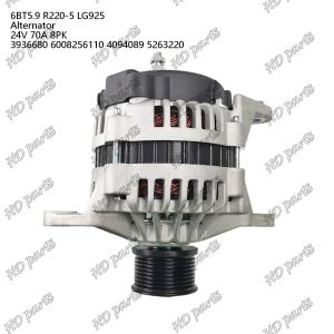 Alternator 6BT5.9 R220-5 LG925 24V 70A 8PK 3936680 6008256110 4094089 5263220 Suitable For Cummins Diesel Engine Parts