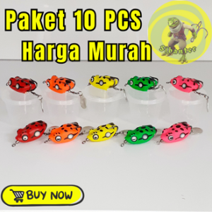 soft frog umpan casting 10 PCS umpan gabus 10 pcs