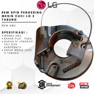 REM SPIN Pengering Mesin Cuci LG 2 Tabung | Rem Mesin Cuci Dinamo Spin LG
