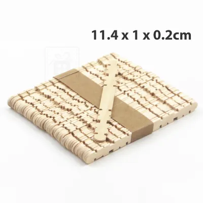 [LECRAFTY] 25pcs/50pcs DIY Ice Cream Stick Wood Craft Stick Round Popsicle Pinewood Handicraft Handcraft