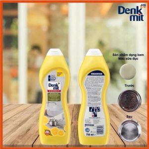 Chai tẩy rửa đa năng Scheuermilch Denkmit 750ml- Dung dịch đánh bóng đồ inox nồi chảo