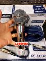 PLATINUM 100% ORIGINAL Professional Dynamic Microphone Platinum KS-5000 (SILVER) for videoke and karaoke heavy duty microphone [TESTED BEFORE SHIP OUT]. 