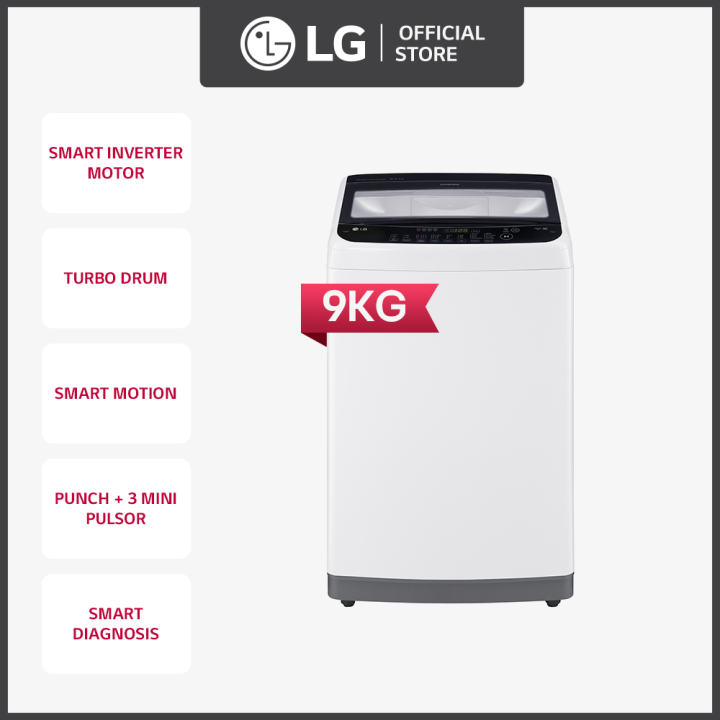 LG Washing Machine Top Load Smart Inverter 9.0kg Wash Capacity