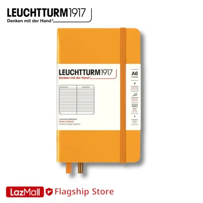 Leuchtturm1917 Hardcover A6 Pocket Notebook Assorted Colors - Ruled / Dotted / Plain