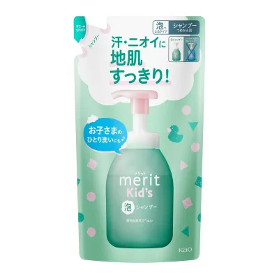 Kao Merit Kids Foaming Shampoo & Conditioner (7 Types)