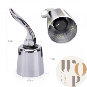 WOP Store จุกปิดขวดไวน์สแตนเลส จุกปิดขวดโซดา ที่ปิดขวดโซดา จุกปิดขวดไวน์ จุกสูญญากาศ จุกปิดขวดเบียร์