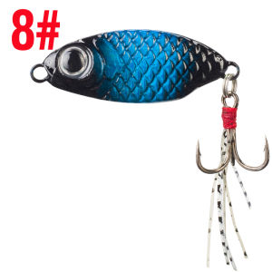 1PCS Fishing Lure Jig 7/10/15/20g Sinking Jigging Baits 3D Eyes Artificial Hard Lures Metal Casting Bait