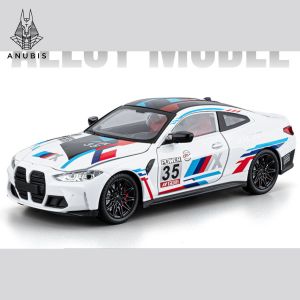 Mô Hình Xe Ôtô Kim Loại 1/24 Siêu Xe BMW M4 G82 BẢN ĐUA Dùng Để Trưng Bày Bàn làm Việc